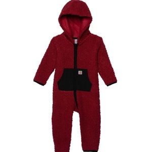 Carhartt Sherpa baby onesie coverall overalls - 12M - worn once